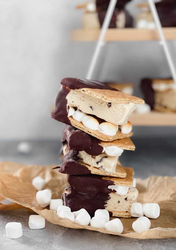 My Peanut Butter S’Mores Ice Cream Sandwiches Are Absolutely Amazing