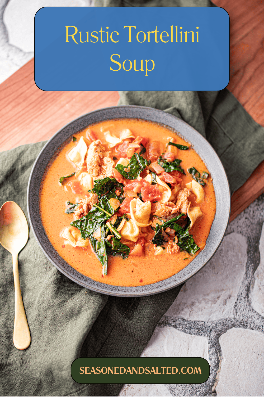 Tuscan Soup With Tortellini Recipe (Quick and Creamy) - Seasoned and Salted