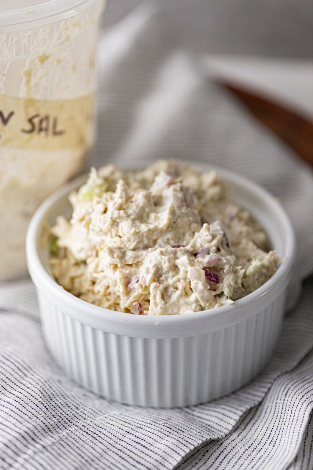 Easy Deli Chicken Salad - A Classic Deli-Style Recipe - Seasoned and Salted