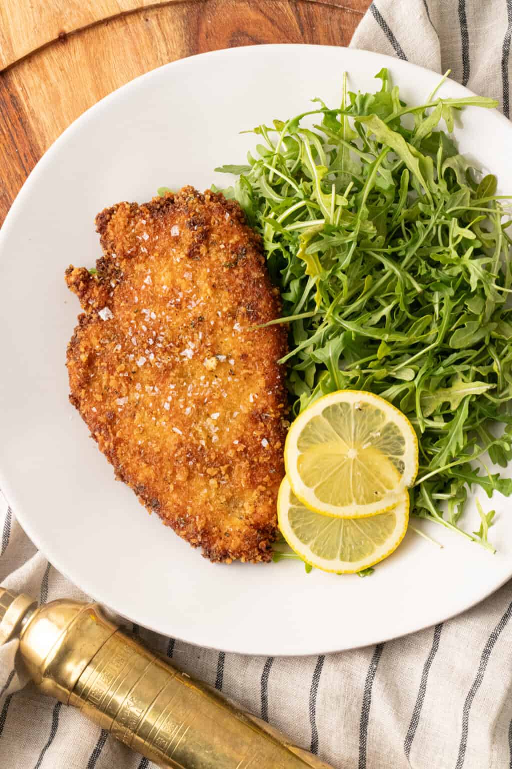Crispy Panko Chicken Recipe (Easy Chicken Cutlets) Seasoned and Salted
