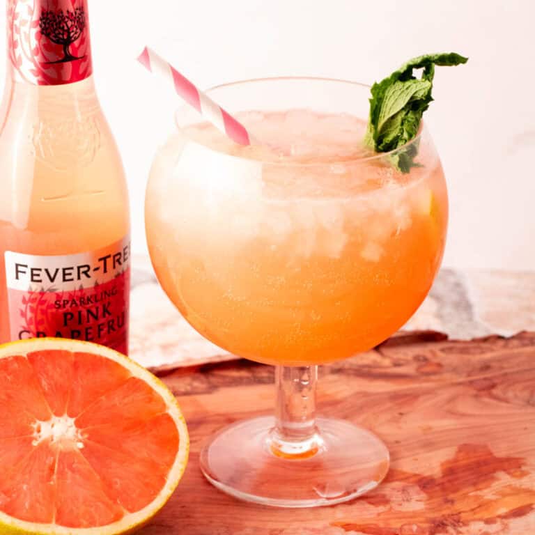 A refreshing grapefruit spritz.