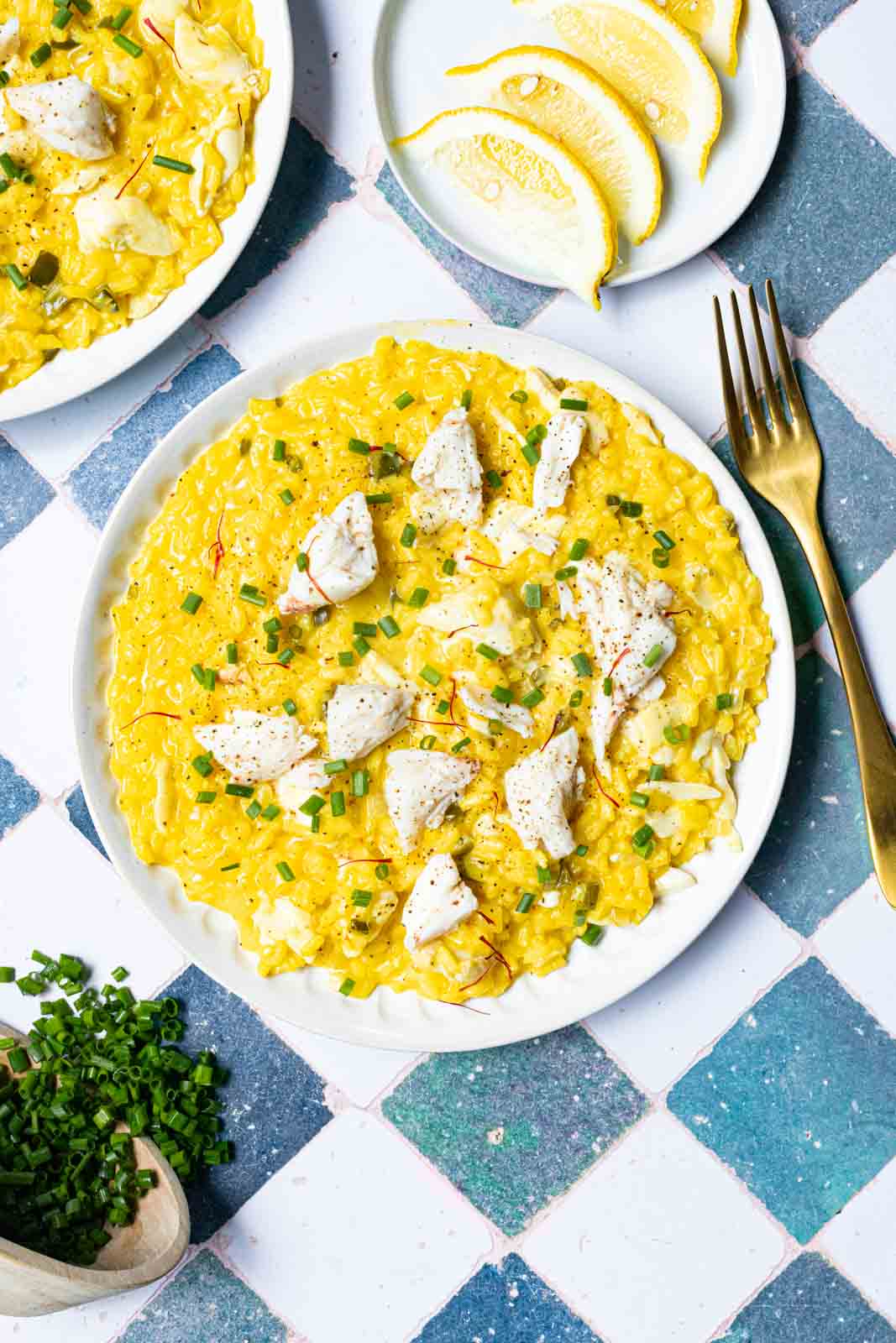 Creamy Crab Risotto Recipe (With Fresh Lump Crab) Seasoned and Salted