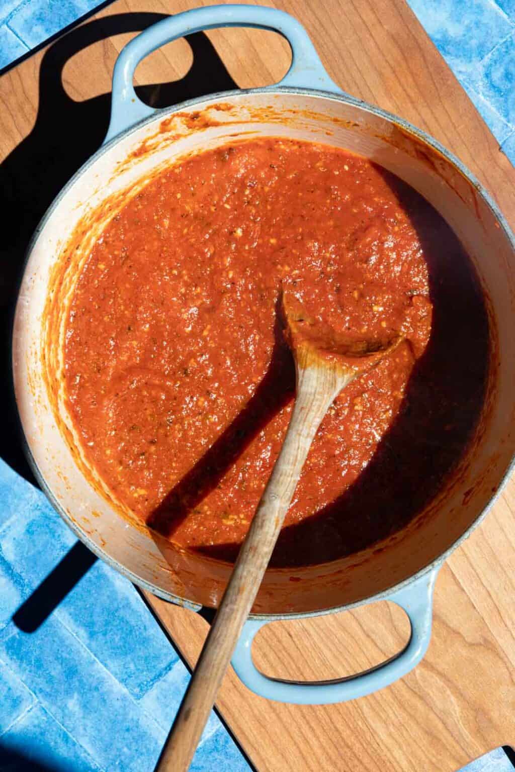 Easy Marinara Dipping Sauce Recipe (Quick Simple Dip) Seasoned and Salted