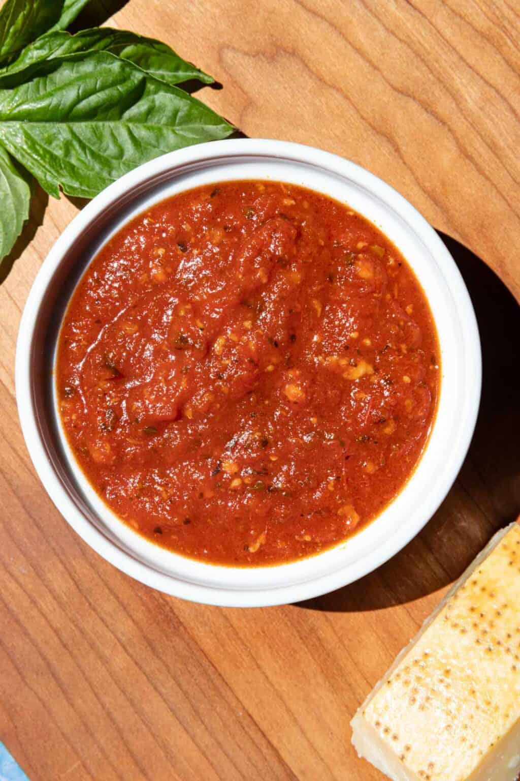 Easy Marinara Dipping Sauce Recipe (Quick Simple Dip) Seasoned and Salted