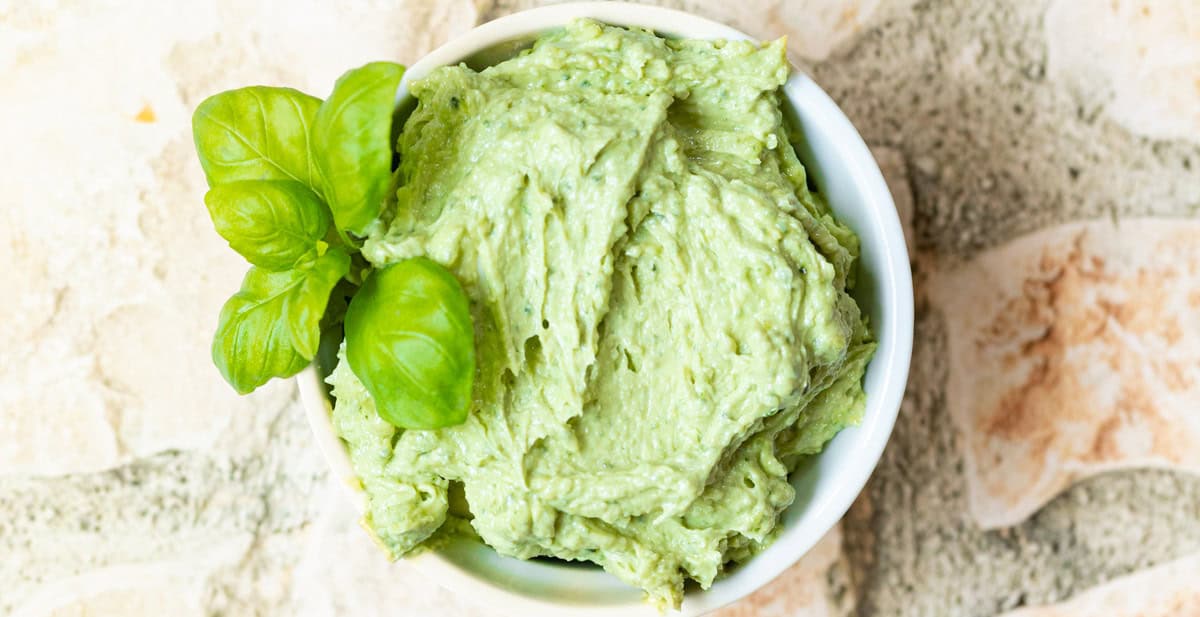 Pesto Butter Recipe (Compound Butter with Basil) - Seasoned and Salted