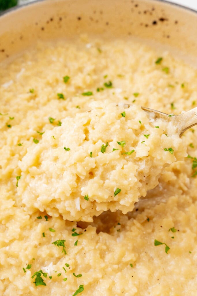 An easy pastina recipe in a pan.