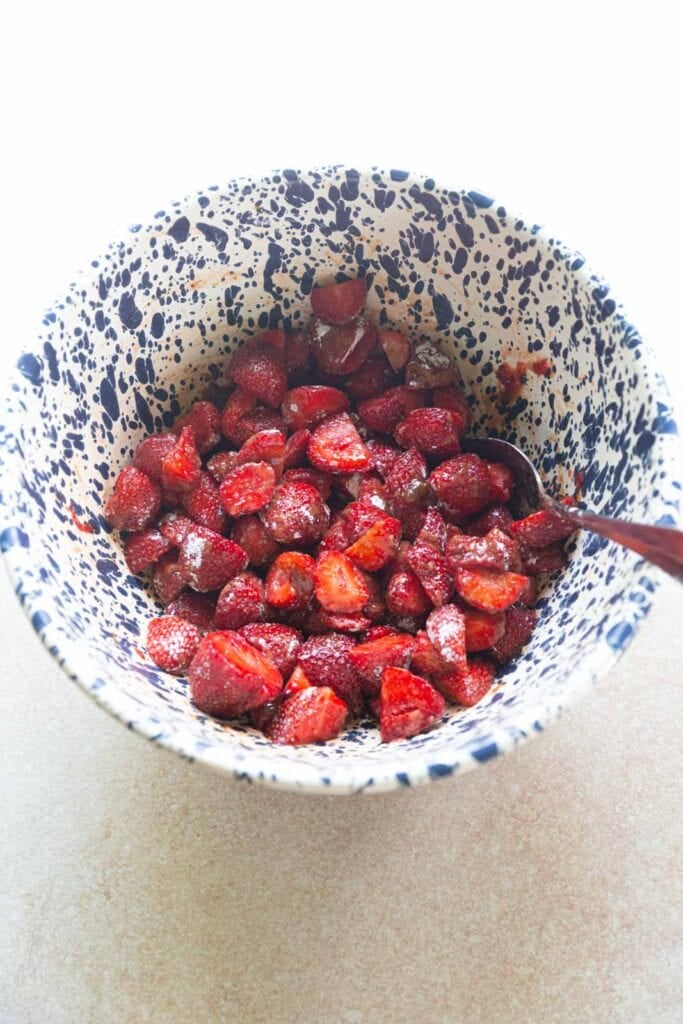 Strawberries in a bowl.